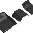 Load image into Gallery viewer, 3D MAXpider 19-21 GMC Sierra Silverado Double/Crew Bench Seat Kagu 1st Row Floormats - Black - Main Product View
