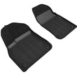 Load image into Gallery viewer, 3D MAXpider 19-21 Porsche Cayenne 2021 Cayenne GTS Elegant Hybrid 1st Row Floormat - Black - Main Product View