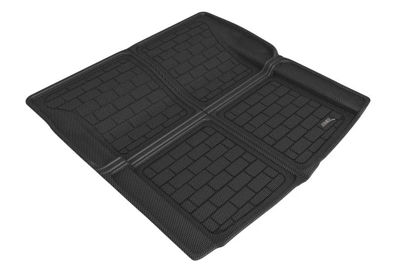 3D MAXpider 19-21 Volvo S60 with Spare Kagu Cross Fold Cargo Liner - Black - Main Product View