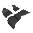 Load image into Gallery viewer, 3D MAXpider 19-24 Dodge RAM 2500 Crew Cab Kagu 1st and 2nd Row Floormat - Black - Main Product View