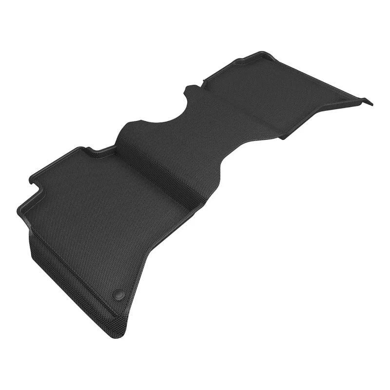 3D MAXpider 19-24 Dodge RAM 3500 Crew Cab Kagu 2nd Row Bench Seats Floormat - Black - Main Product View