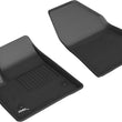 Load image into Gallery viewer, 3D MAXpider 20-21 Cadillac XT6 Kagu 1st Row Floormats - Black - Main Product View