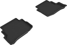 Load image into Gallery viewer, 3D MAXpider 20-21 Mazda CX-9 6-Seat without 2nd Row Console Kagu 2nd Row Floormats - Black - Main Product View