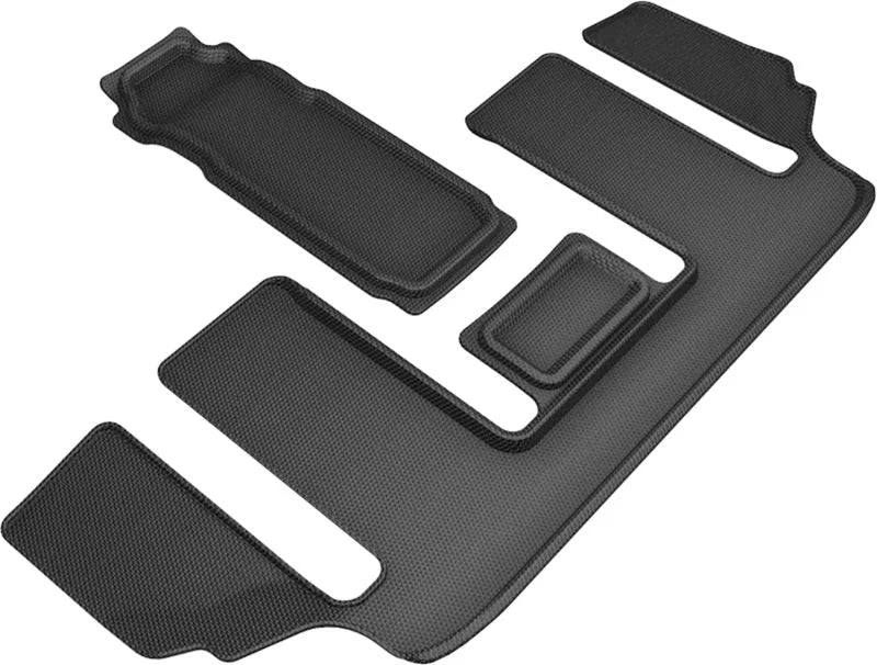 3D MAXpider 20-21 Mazda CX-9 6-Seat without 2nd Row Console Kagu 3rd Row Floormats - Black - Main Product View