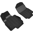 Load image into Gallery viewer, 3D MAXpider 20-21 Mercedes-Benz GLE/GLS-Class Elegant Hybrid 1st Row Floormat - Black - Main Product View