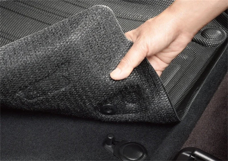 3D MAXpider 20-21 Mercedes-Benz GLE/GLS-Class Elegant Hybrid 1st Row Floormat - Black - Side View