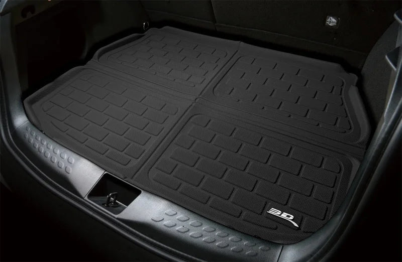3D MAXpider 20-21 Mercedes GLB-Class 7-Seat Behind 3rd Row Seatback Protector Cargo Liner - Black - Side View