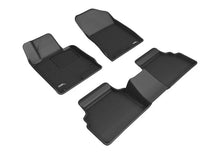 Load image into Gallery viewer, 3D MAXpider 20+ Hyundai Sonata Kagu 1st &amp; 2nd Row Floormats - Black - Main Product View