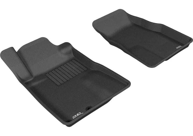 3D MAXpider 2005-2009 Ford Mustang Kagu 1st Row Floormat - Black - Main Product View