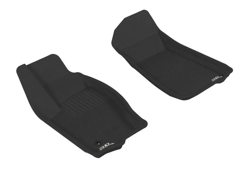 3D MAXpider 2005-2010 Jeep Grand Cherokee Kagu 1st Row Floormat - Black - Main Product View