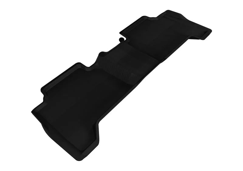 3D MAXpider 2005-2015 Toyota Tacoma Double Cab Kagu 2nd Row Floormats - Black - Main Product View