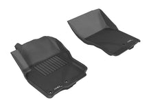 Load image into Gallery viewer, 3D MAXpider 2005-2019 Nissan Frontier Crew/King Cab Kagu 1st Row Floormat - Black - Main Product View