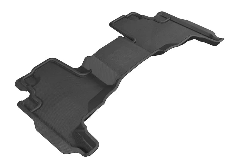 3D MAXpider 2006-2010 Jeep Commander Kagu 2nd Row Floormats - Black - Main Product View
