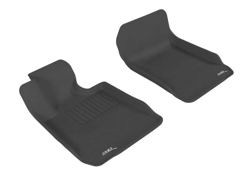3D MAXpider 2006-2011 BMW 3 Series E90/E92 Kagu 1st Row Floormat - Black - Main Product View
