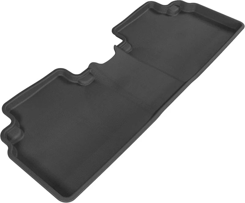 3D MAXpider 2006-2011 Honda Civic Sedan Kagu 2nd Row Floormats - Black - Side View
