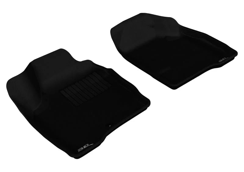 3D MAXpider 2006-2013 Chevrolet Impala/Impala Limited Kagu 1st Row Floormat - Black - Main Product View