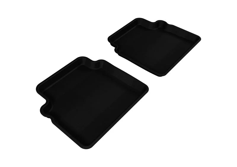 3D MAXpider 2007-2011 Chevrolet Aveo Kagu 2nd Row Floormats - Black - Main Product View