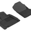 Load image into Gallery viewer, 3D MAXpider 2007-2011 Toyota Tundra Reg/DBL Cab/Crewmax Kagu 1st Row Floormat - Black - Main Product View