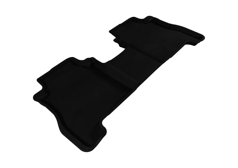 3D MAXpider 2007-2012 Hyundai Santa Fe Kagu 2nd Row Floormats - Black - Main Product View