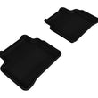 Load image into Gallery viewer, 3D MAXpider 2007-2012 Nissan Altima Sedan Kagu 2nd Row Floormats - Black - Main Product View