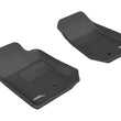 Load image into Gallery viewer, 3D MAXpider 2007-2013 Jeep Wrangler JK 2-Door/Unlimited Kagu 1st Row Floormat - Black - Main Product View