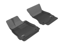 Load image into Gallery viewer, 3D MAXpider 2007-2013 Mercedes-Benz S-Class W221 Kagu 1st Row Floormat - Black - Main Product View
