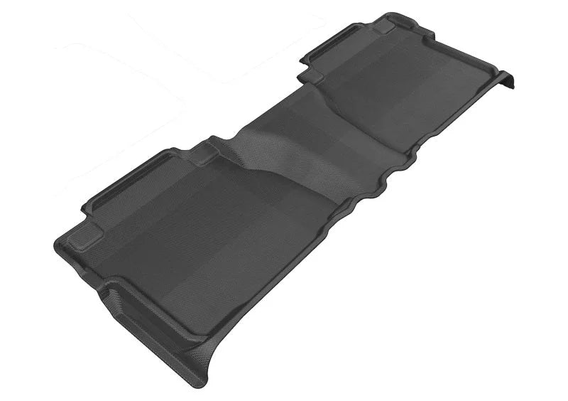 3D MAXpider 2007-2013 Toyota Tundra Double Cab Kagu 2nd Row Floormats - Black - Main Product View