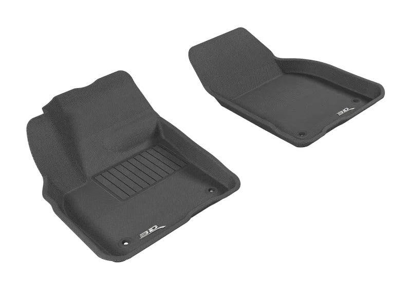 3D MAXpider 2007-2013 Volvo C30 Kagu 1st Row Floormat - Black - Main Product View