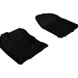 Load image into Gallery viewer, 3D MAXpider 2007-2014 Ford Edge Kagu 1st Row Floormat - Black - Main Product View