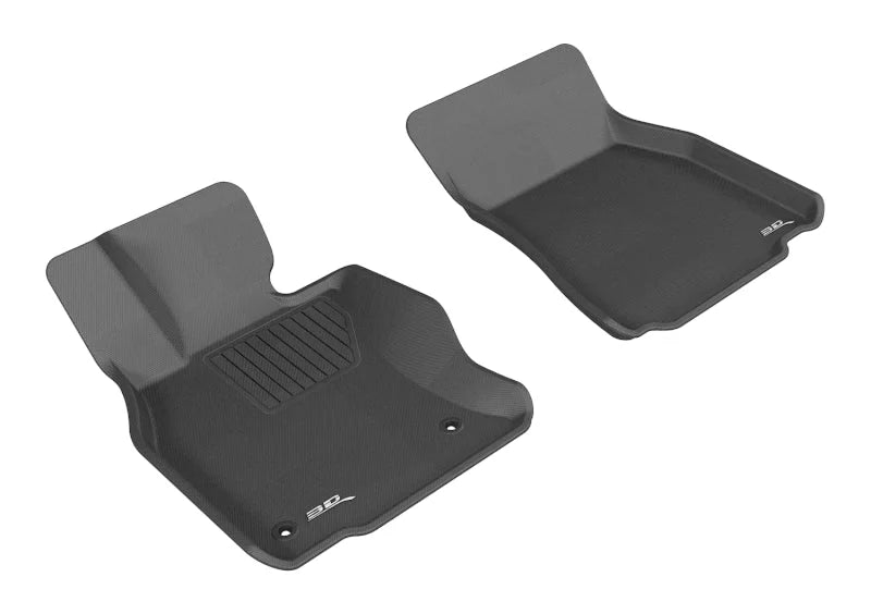 3D MAXpider 2008-2011 Lexus LS600HL Kagu 1st Row Floormat - Black - Main Product View