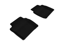 Load image into Gallery viewer, 3D MAXpider 2008-2012 Chevrolet Malibu Kagu 2nd Row Floormats - Black - Main Product View