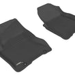 Load image into Gallery viewer, 3D MAXpider 2008-2013 Nissan Rogue Kagu 1st Row Floormat - Black - Main Product View