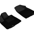 Load image into Gallery viewer, 3D MAXpider 2008-2013 Toyota Highlander Hybrid Kagu 1st Row Floormat - Black - Main Product View