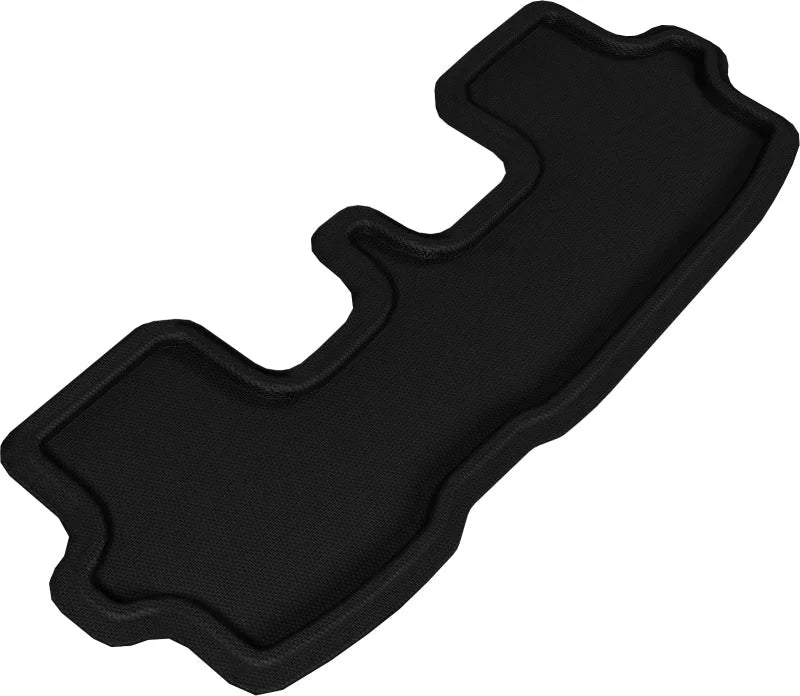 3D MAXpider 2008-2013 Toyota Highlander Kagu 3rd Row Floormats - Black - Main Product View