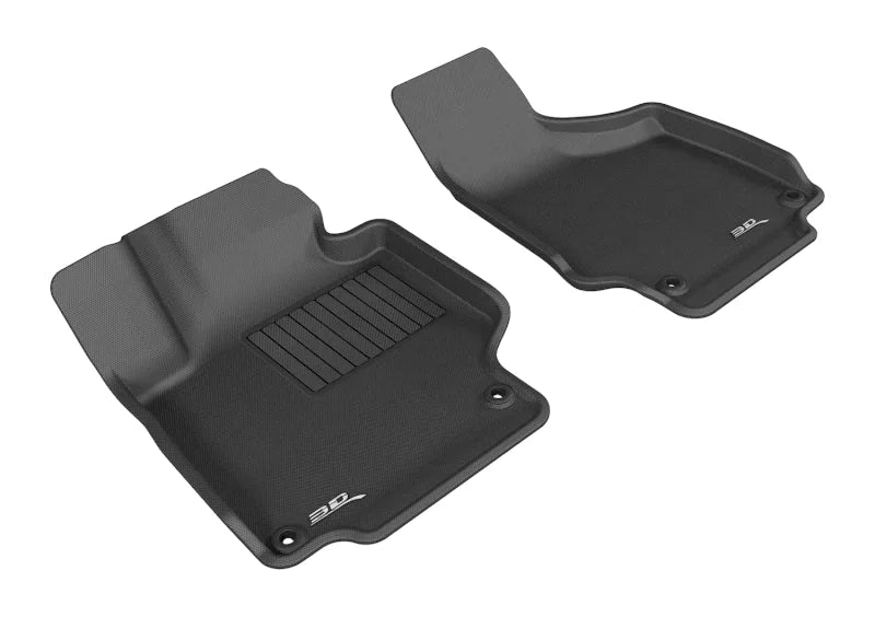3D MAXpider 2008-2015 Audi TT/TTS Kagu 1st Row Floormat - Black - Main Product View