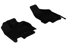 Load image into Gallery viewer, 3D MAXpider 2008-2019 Dodge Grand Caravan Kagu 1st Row Floormat - Black - Main Product View