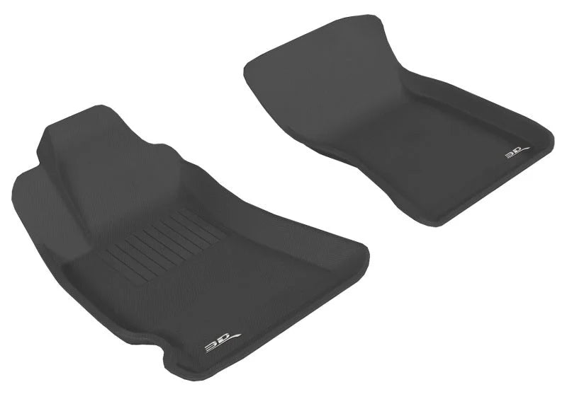 3D MAXpider 2009-2013 Subaru Forester Kagu 1st Row Floormat - Black - Main Product View