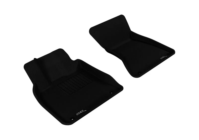 3D MAXpider 2009-2017 Audi Q5/SQ5 Kagu 1st Row Floormat - Black - Main Product View