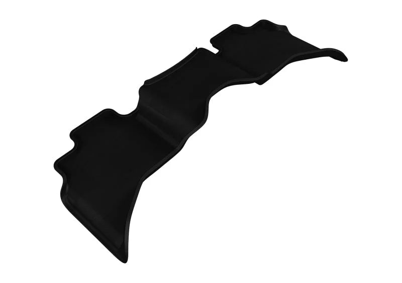 3D MAXpider 2009-2020 Dodge Ram 1500 Quad Cab Kagu 2nd Row Floormats - Black - Main Product View