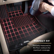 Load image into Gallery viewer, 3D MAXpider 2009-2020 Dodge Ram 1500/2500/3500 Crew Cab Kagu 2nd Row Floormats - Black - Installation View
