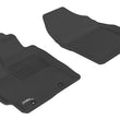 Load image into Gallery viewer, 3D MAXpider 2010-2011 Toyota Prius Kagu 1st Row Floormat - Black - Main Product View