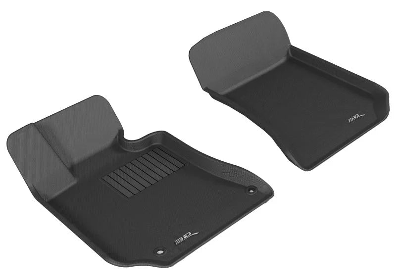 3D MAXpider 2010-2013 Mercedes-Benz E-Class W212 Kagu 1st Row Floormat - Black - Main Product View