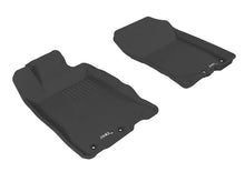 Load image into Gallery viewer, 3D MAXpider 2010-2014 Honda Insight Kagu 1st Row Floormat - Black - Main Product View