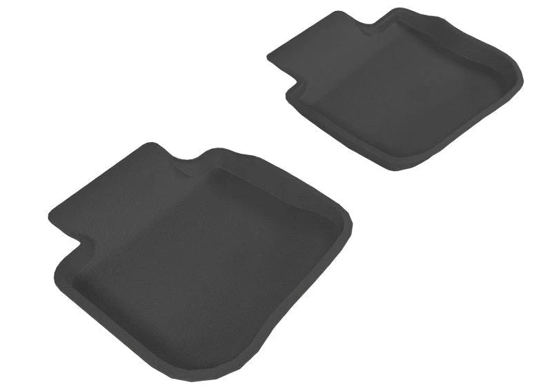 3D MAXpider 2010-2014 Subaru Legacy/Outback Kagu 2nd Row Floormats - Black - Main Product View