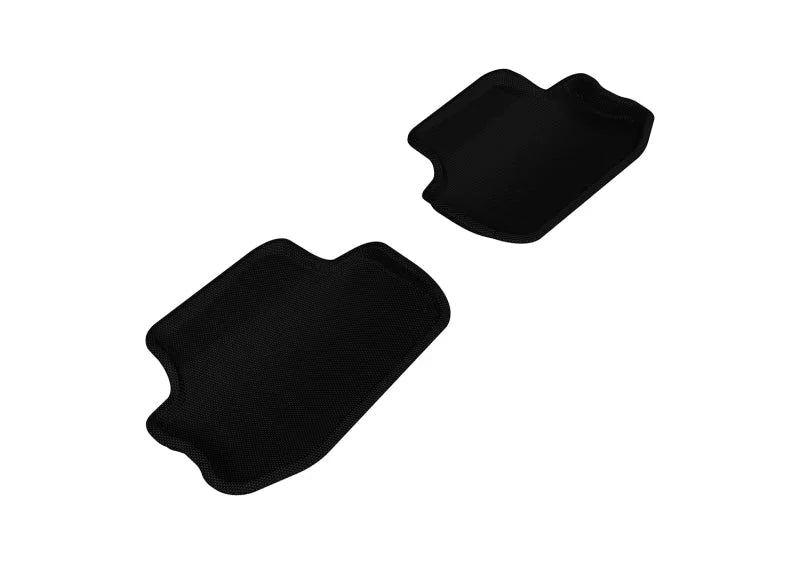 3D MAXpider 2010-2015 Chevrolet Camaro Kagu 2nd Row Floormats - Black - Main Product View