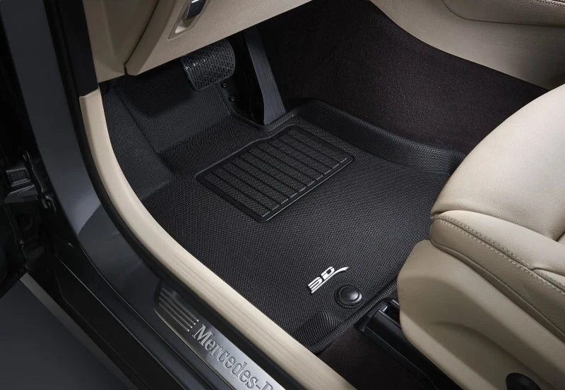 3D MAXpider 2010-2016 Cadillac SRX Kagu 1st Row Floormat - Black - Installation View