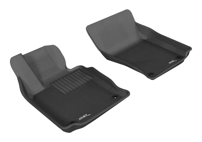 3D MAXpider 2010-2016 Porsche Panamera Kagu 1st Row Floormat - Black - Main Product View