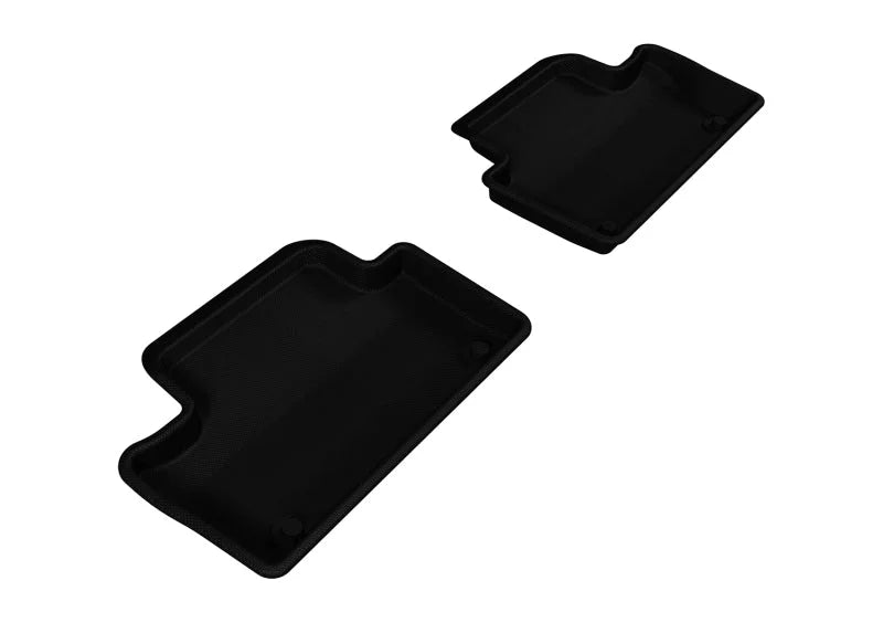 3D MAXpider 2010-2017 Volvo XC60 Kagu 2nd Row Floormats - Black - Main Product View