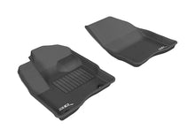 Load image into Gallery viewer, 3D MAXpider 2010-2019 Ford Taurus Kagu 1st Row Floormat - Black - Main Product View
