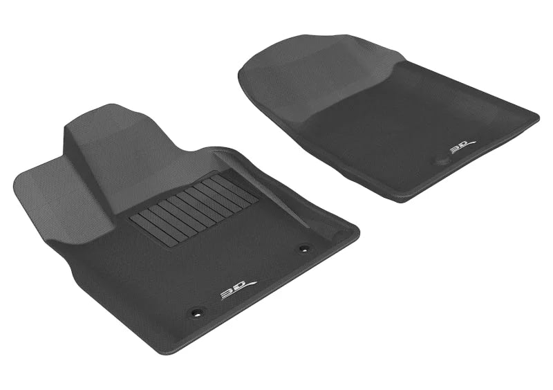3D MAXpider 2011-2012 Dodge/Jeep Durango/Grand Cherokee Kagu 1st Row Floormat - Black - Main Product View